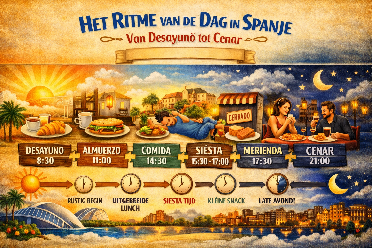 Het ritme van de dag